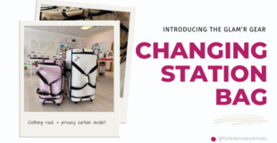Glamr Gear changing station bag at Forte