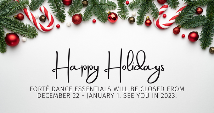 Forte will be closed until January 2.