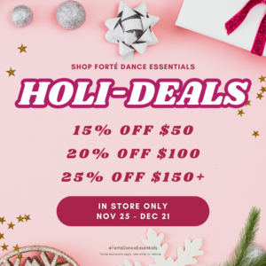 December Holiday Sales for Dancers