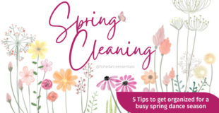 spring cleaning for dance parents